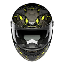 Carica l'immagine nel visualizzatore di Gallery, Irie Helmets - Casco Integrale edizione "Sfida" NERO/GIALLO
