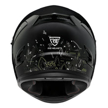 Carica l'immagine nel visualizzatore di Gallery, Irie Helmets - Casco Integrale edizione "Sfida" NERO/GIALLO