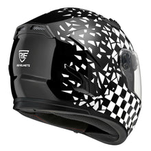 Carica l'immagine nel visualizzatore di Gallery, Irie Helmets - Casco Integrale edizione "Sfida" NERO / BIANCO