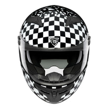 Carica l'immagine nel visualizzatore di Gallery, Irie Helmets - Casco Integrale edizione "Sfida" NERO / BIANCO