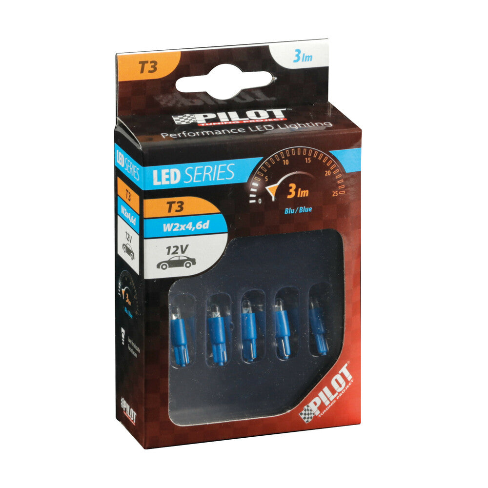 Lampadina Per Cruscotto BX8.4d 12V 1,1W Con Attacco Arancione