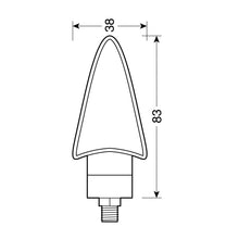 Carica l&#39;immagine nel visualizzatore di Gallery, Lampa - Indicatore di direzione 12V &quot;Spike&quot;
