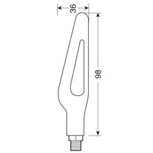 Carica l&#39;immagine nel visualizzatore di Gallery, Lampa - Indicatore di direzione sequenziale 12V &quot;Glory SQ&quot;
