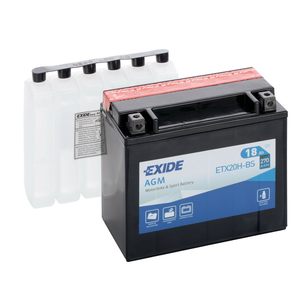 Exide - Batteria Moto 18Ah 270A